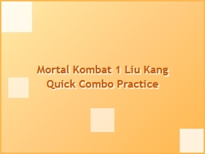 Liu Kang Quick Combo Practice Drills