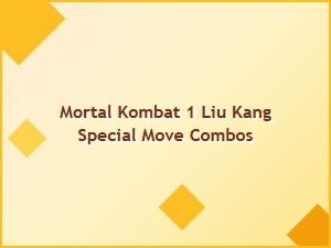Liu Kang Special Move Combos in Mortal Kombat 1